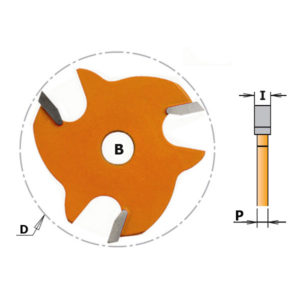 Frese a disco per scanalature laterali